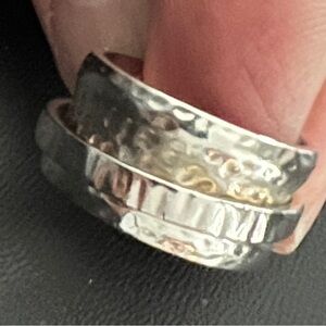 Silpada spinner Hammered Ring